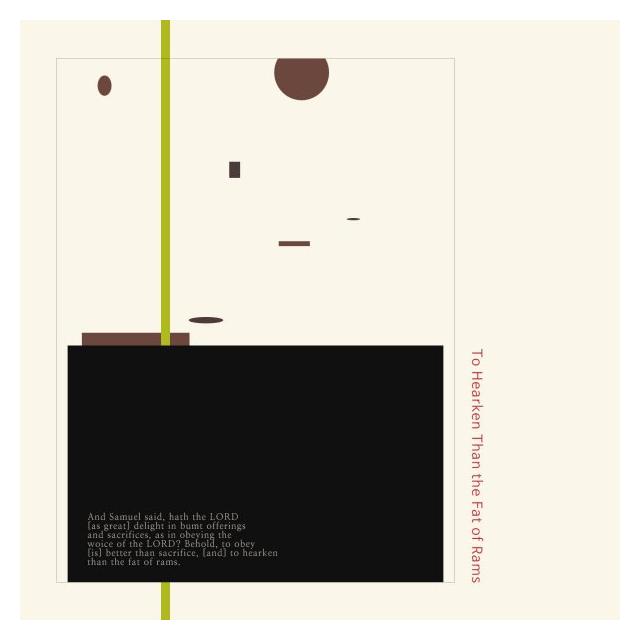 키노트(Key Note)/To Hearken Than the Fat of Rams